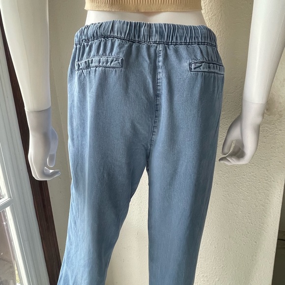 Per Se chambray drawstring joggers - Picture 5 of 7
